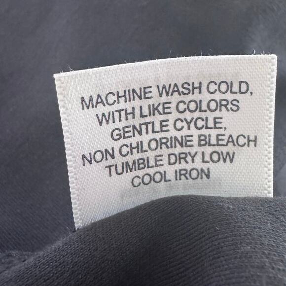 JOHNSON & MURPHY Essential Black Long Sleeve Pima Cotton Tee Shirt Men's Sz XXL - Picture 10 of 10